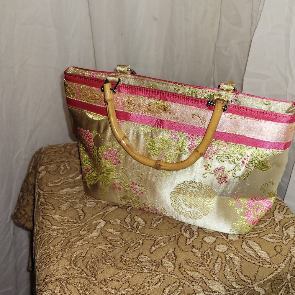 Silk cloth purse